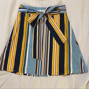 Cremieux Never Worn Multi-Colored Striped Skirt